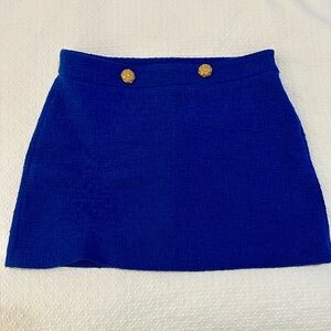 Zara blue mini skirted XL
